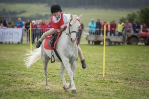 PONY CLUB GAMES. RIDER FROM THE MORAY & NAIRN CLUB. SORRY NO NAME FOR THE GIRL. 6584