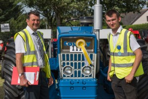 VINTAGE RALLY STEWARDS is FATHER & SON L-R EWAN & AIDAN STEWART